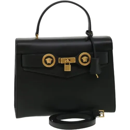 Pre-owned Leather handbags , female, Sizes: ONE SIZE - Versace Pre-owned - Modalova