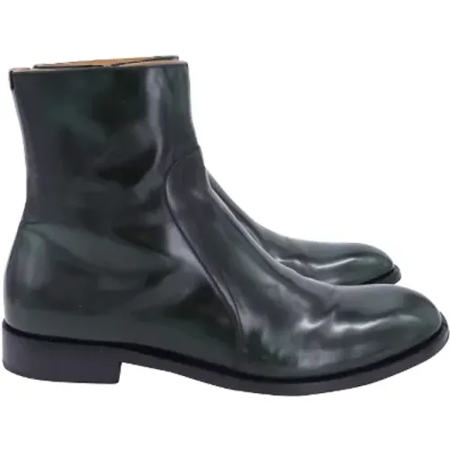 Pre-owned Leder boots - Maison Margiela Pre-owned - Modalova