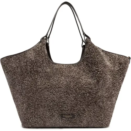 Elegante O Stil Leder Tasche , Damen, Größe: ONE Size - Gianni Chiarini - Modalova