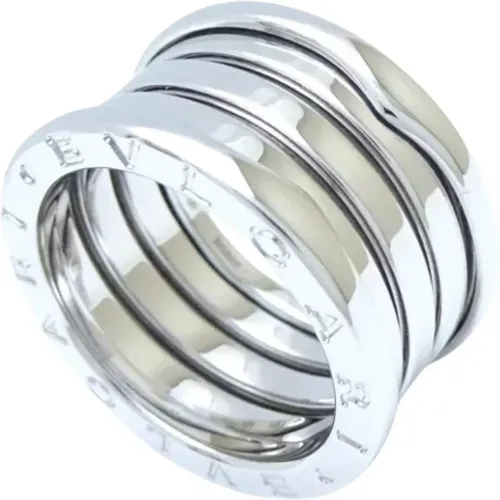 Pre-owned Silver rings , male, Sizes: ONE SIZE - Bvlgari Vintage - Modalova