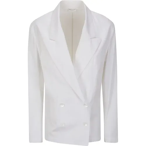 Double-Breasted Jacket with Long Sleeves , male, Sizes: XS - Dries Van Noten - Modalova