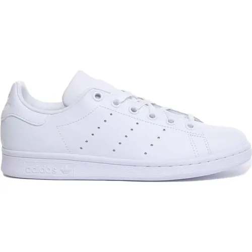 Stan Smith Leather Trainers Youth , female, Sizes: 3 2/3 UK - Adidas - Modalova