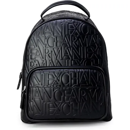 Womens Backpack with Zip , female, Sizes: ONE SIZE - Armani Exchange - Modalova
