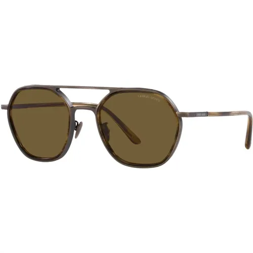 Sunglasses AR 6145 , male, Sizes: 53 MM - Giorgio Armani - Modalova