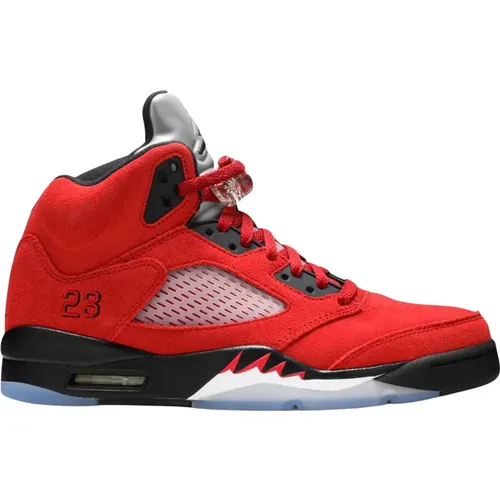 Raging Bulls Retro 5 Limited Edition , male, Sizes: 6 UK, 6 1/2 UK, 10 UK, 3 1/2 UK, 12 UK, 9 UK, 10 1/2 UK, 14 1/2 UK, 11 1/2 UK, 7 UK, 5 UK, 2 UK, 8 - Nike - Modalova