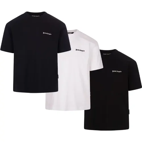 MultiColour T-shirts und Polos Set , Herren, Größe: M - Palm Angels - Modalova