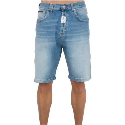 Formentera Fit Denim Shorts , Herren, Größe: W31 - Philipp Plein - Modalova