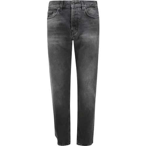 Straight Leg High Waist Jeans , male, Sizes: W30, W32, W31, W29, W33 - Haikure - Modalova