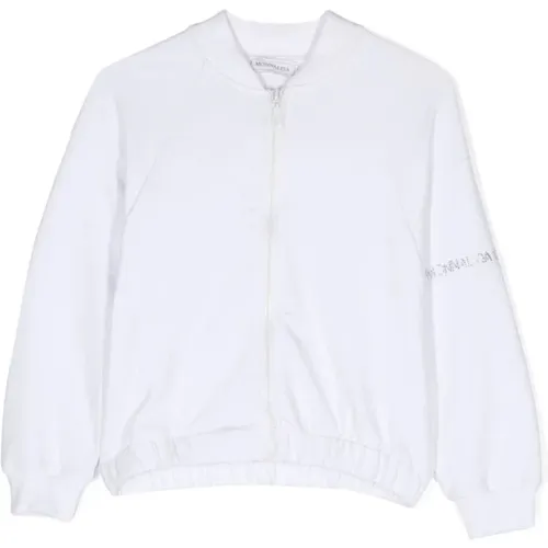 Weiß Sweatshirt 0099 Monnalisa - Monnalisa - Modalova