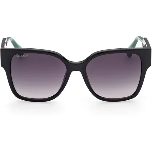 Oversized Sonnenbrille mit rauchgrauem Glas , Damen, Größe: 53 MM - Max & Co - Modalova