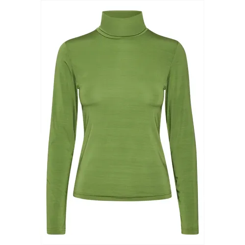 Rollneck Top with Long Sleeves , female, Sizes: L, M, S, XS - Gestuz - Modalova