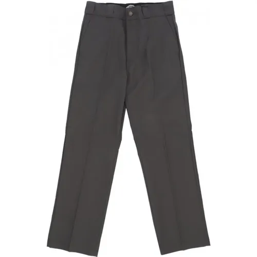 Flex Olive Straight Trousers , male, Sizes: W34 L32, W38 L32, W36 L32, W30 L32, W33 L32, W32 L32 - Dickies - Modalova