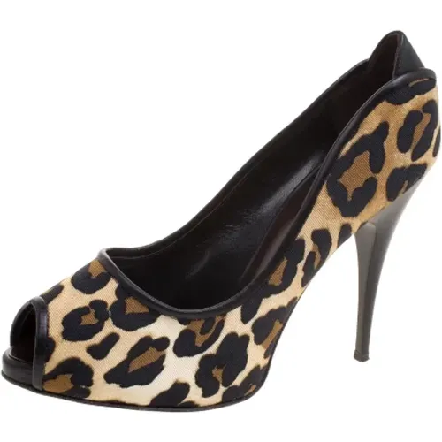 Pre-owned Canvas heels , female, Sizes: 5 1/2 UK - Giuseppe Zanotti Pre-owned - Modalova