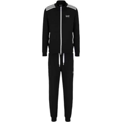 Cotton Complete Tracksuit with Logo , male, Sizes: L, 2XL, XS, M, XL - Emporio Armani EA7 - Modalova