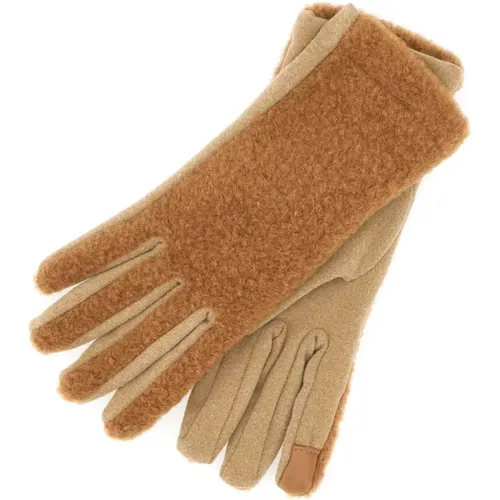 Bouclé Gloves , female, Sizes: ONE SIZE - Liu Jo - Modalova