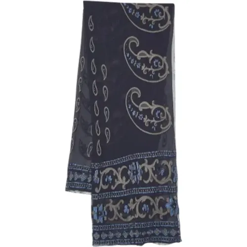Pre-owned Silk scarves , female, Sizes: ONE SIZE - Armani Pre-owned - Modalova