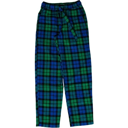 Oversized Flannel Sleepwear Pant , male, Sizes: S, M, L - Tekla - Modalova
