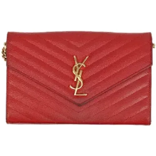 Pre-owned Leder Portemonnaies , Damen, Größe: ONE Size - Yves Saint Laurent Vintage - Modalova