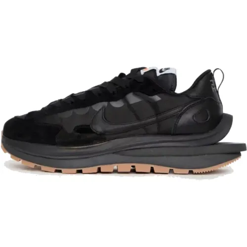 Schwarze Gummi Vaporwaffle Sneakers , Herren, Größe: 43 EU - Nike - Modalova