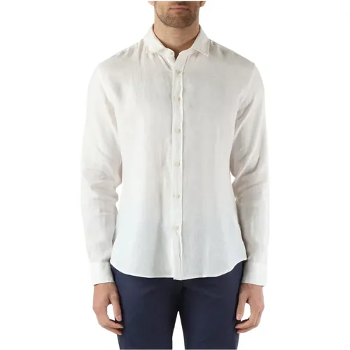Linen Shirt with Classic Collar , male, Sizes: M - At.P.Co - Modalova
