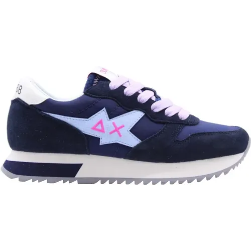 Women`s Triangel Sneakers - Stylish and Comfortable , female, Sizes: 3 UK - Sun68 - Modalova