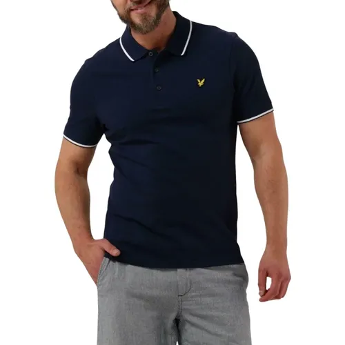 Herren Tipped Polo Shirt , Herren, Größe: S - Lyle & Scott - Modalova