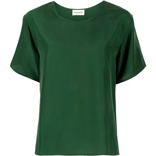 Silk Satin T-shirts and Polos , female, Sizes: M, S - P.a.r.o.s.h. - Modalova