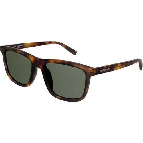 SL 501 Sunglasses Light Havana/Green - Saint Laurent - Modalova