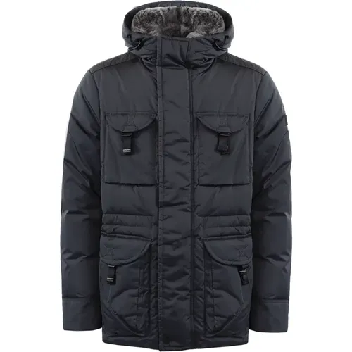 Grey Parka Jacket , male, Sizes: M, 2XL, S - Peuterey - Modalova