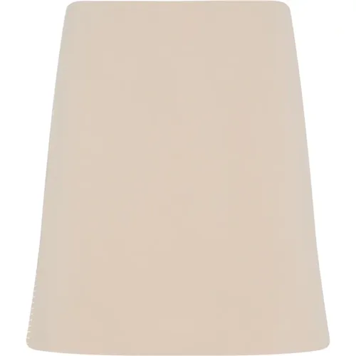 A-Line Mini Skirt in Nude Khaki , female, Sizes: 3XS - Theory - Modalova