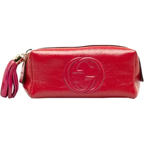 Pre-owned Leather clutches , female, Sizes: ONE SIZE - Gucci Vintage - Modalova