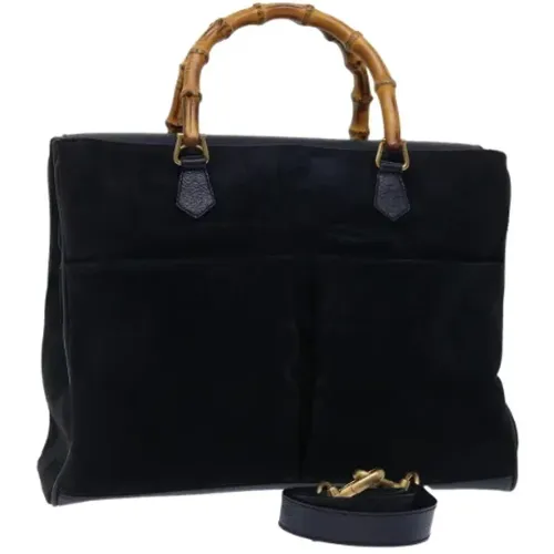 Pre-owned Suede handbags , female, Sizes: ONE SIZE - Gucci Vintage - Modalova