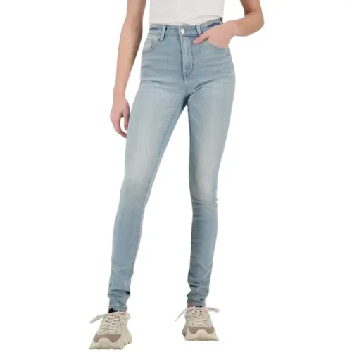 Hellblaue Stein Skinny Jeans - Raizzed - Modalova