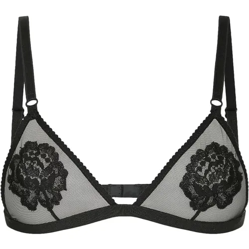 Floral Embroidered Underwear , female, Sizes: L - Dolce & Gabbana - Modalova