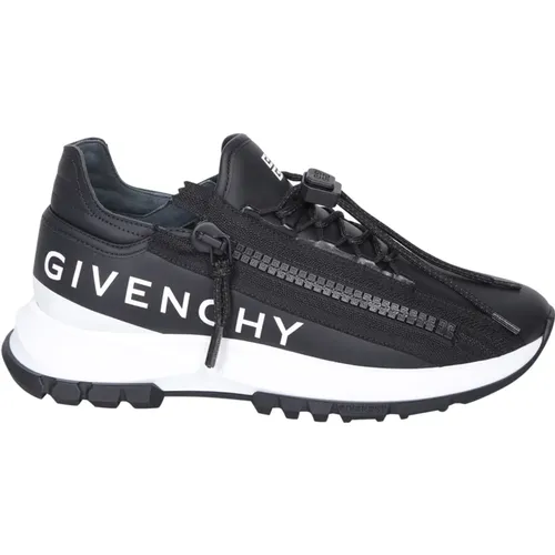 Schwarze Sneakers mit 4G Reißverschluss , Damen, Größe: 40 EU - Givenchy - Modalova