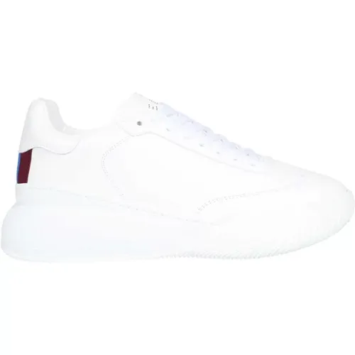 Leder-Sneakers mit Perforiertem Logo - Stella Mccartney - Modalova