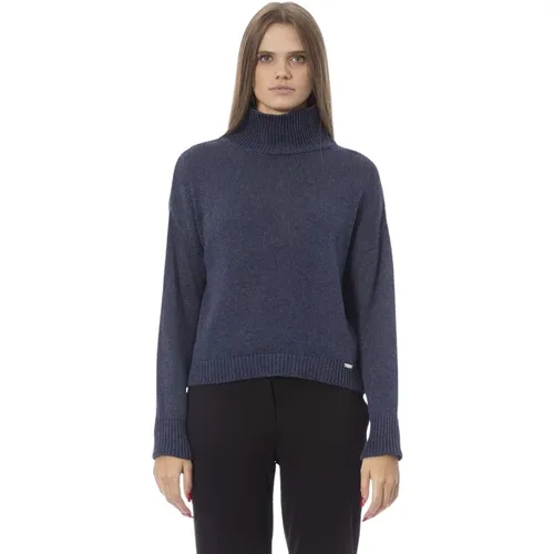 Volcano Neck Sweater , female, Sizes: M - Baldinini - Modalova