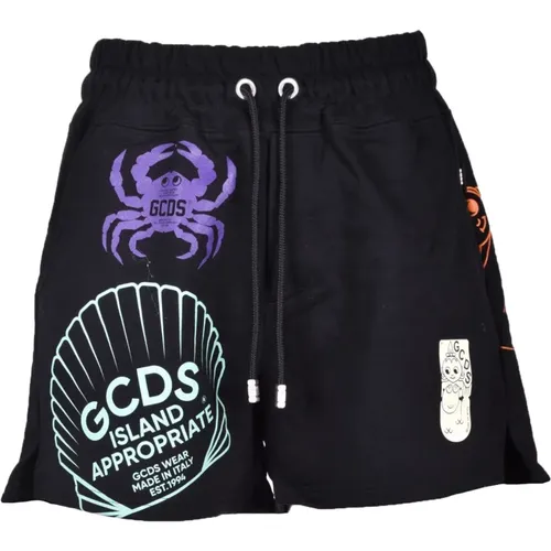 Bermuda Shorts aus Baumwolle , Herren, Größe: XL - GCDS - Modalova