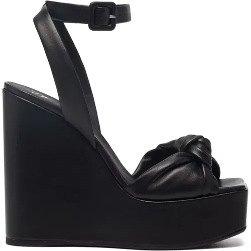 Elegant Flat Sandals , female, Sizes: 5 1/2 UK, 8 UK - giuseppe zanotti - Modalova