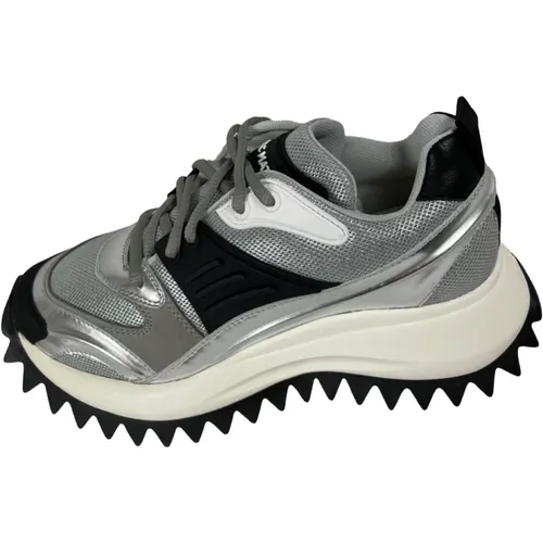 Silver Platform Sneakers 7600 Walk , female, Sizes: 4 UK - Vic Matié - Modalova