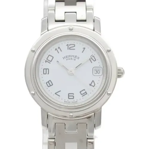 Pre-owned Stainless Steel watches , female, Sizes: ONE SIZE - Hermès Vintage - Modalova