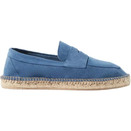 Stahl-Wildleder-Espadrilles , Herren, Größe: 41 EU - Scarosso - Modalova