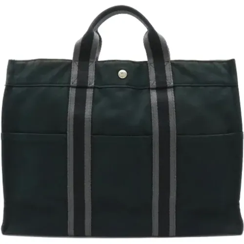 Pre-owned Hermès bag in canvas , female, Sizes: ONE SIZE - Hermès Vintage - Modalova