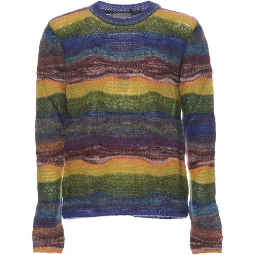 Colorful Crewneck Sweater , male, Sizes: XL - Paura - Modalova