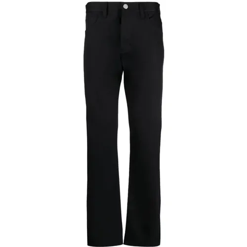 Blaue Straight Jeans Eleganter Stil - Giorgio Armani - Modalova