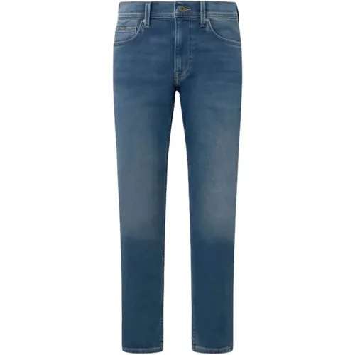 Slim Gymdigo Blaue Jeans , Herren, Größe: W38 - Pepe Jeans - Modalova