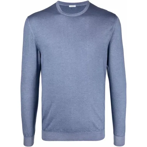 Blaues Casual Sweatshirt für Männer , Herren, Größe: 3XL - Malo - Modalova