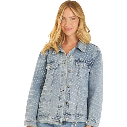 Denim jacket , female, Sizes: M, L, S - Alma en Pena - Modalova