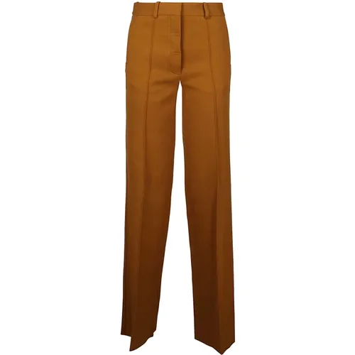 Tobacco Chinos, Upgrade Your Wardrobe , female, Sizes: XS - Victoria Beckham - Modalova