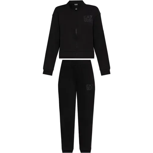 Trainingsanzug Set: Sweatshirt und Hose - Emporio Armani EA7 - Modalova